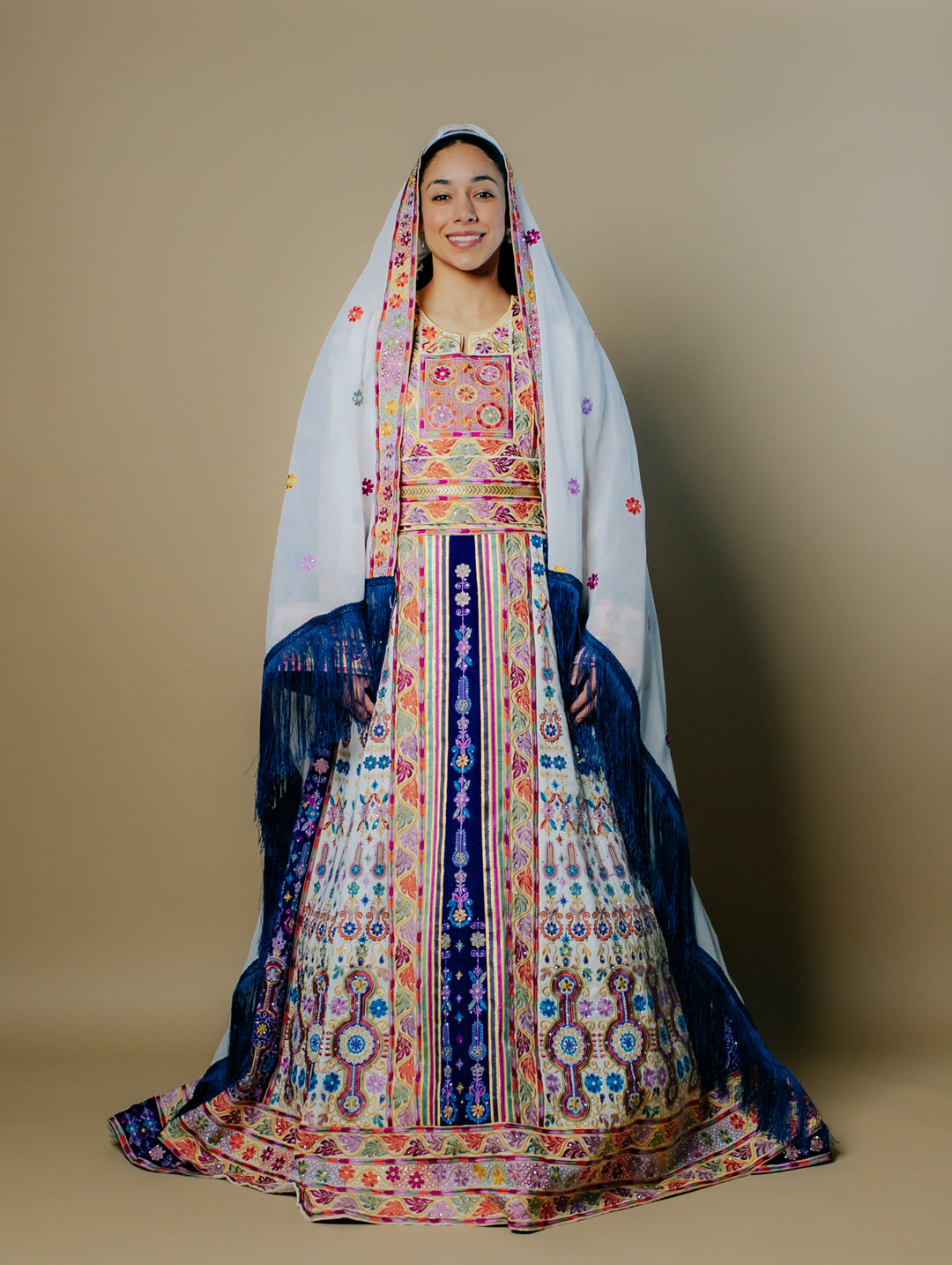 Dalia Traditional A-Line Malaka Gown