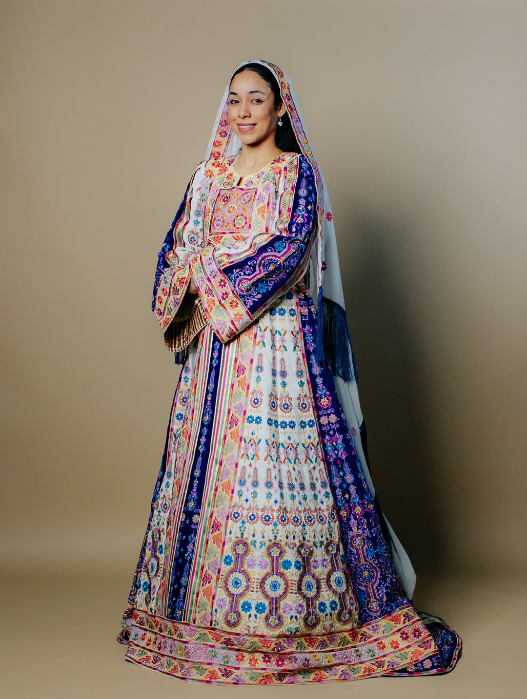 Dalia Traditional A-Line Malaka Gown