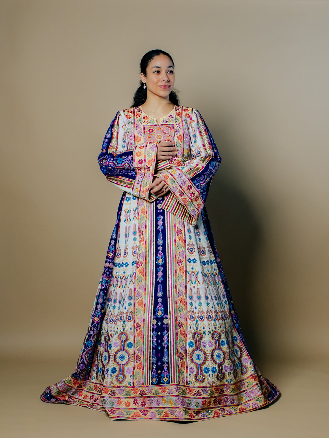 Dalia Traditional A-Line Malaka Gown