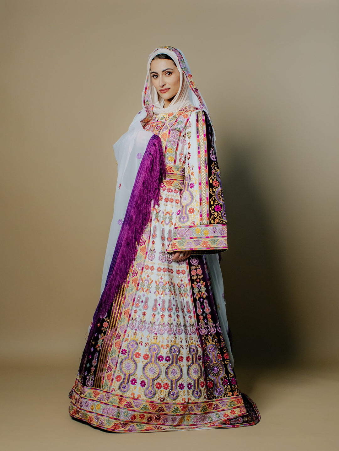 Dalia Traditional A-Line Malaka Gown