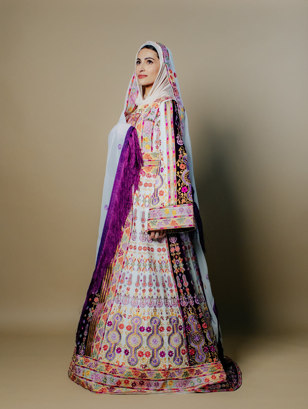 Dalia Traditional A-Line Malaka Gown