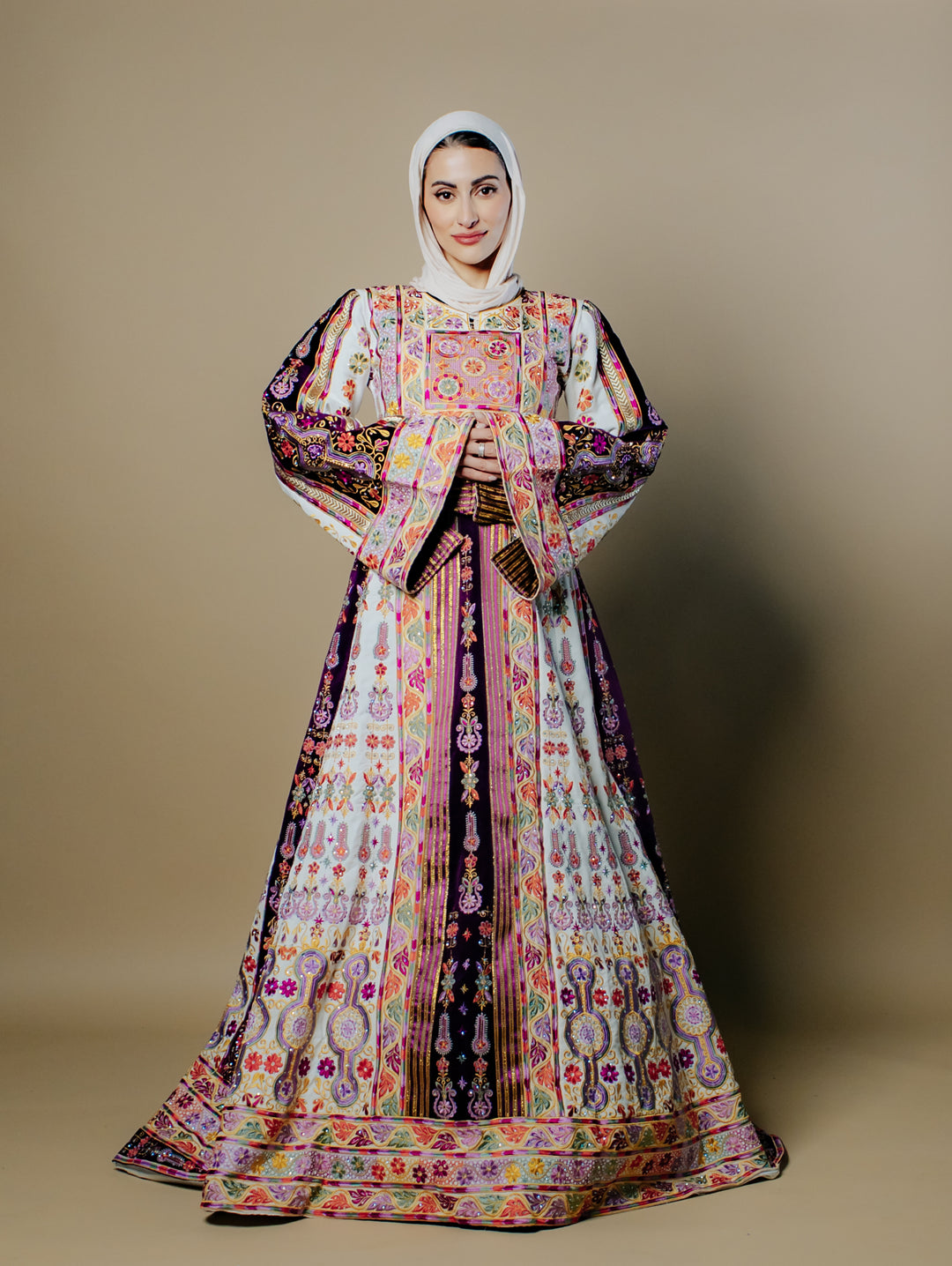 Dalia Traditional A-Line Malaka Gown