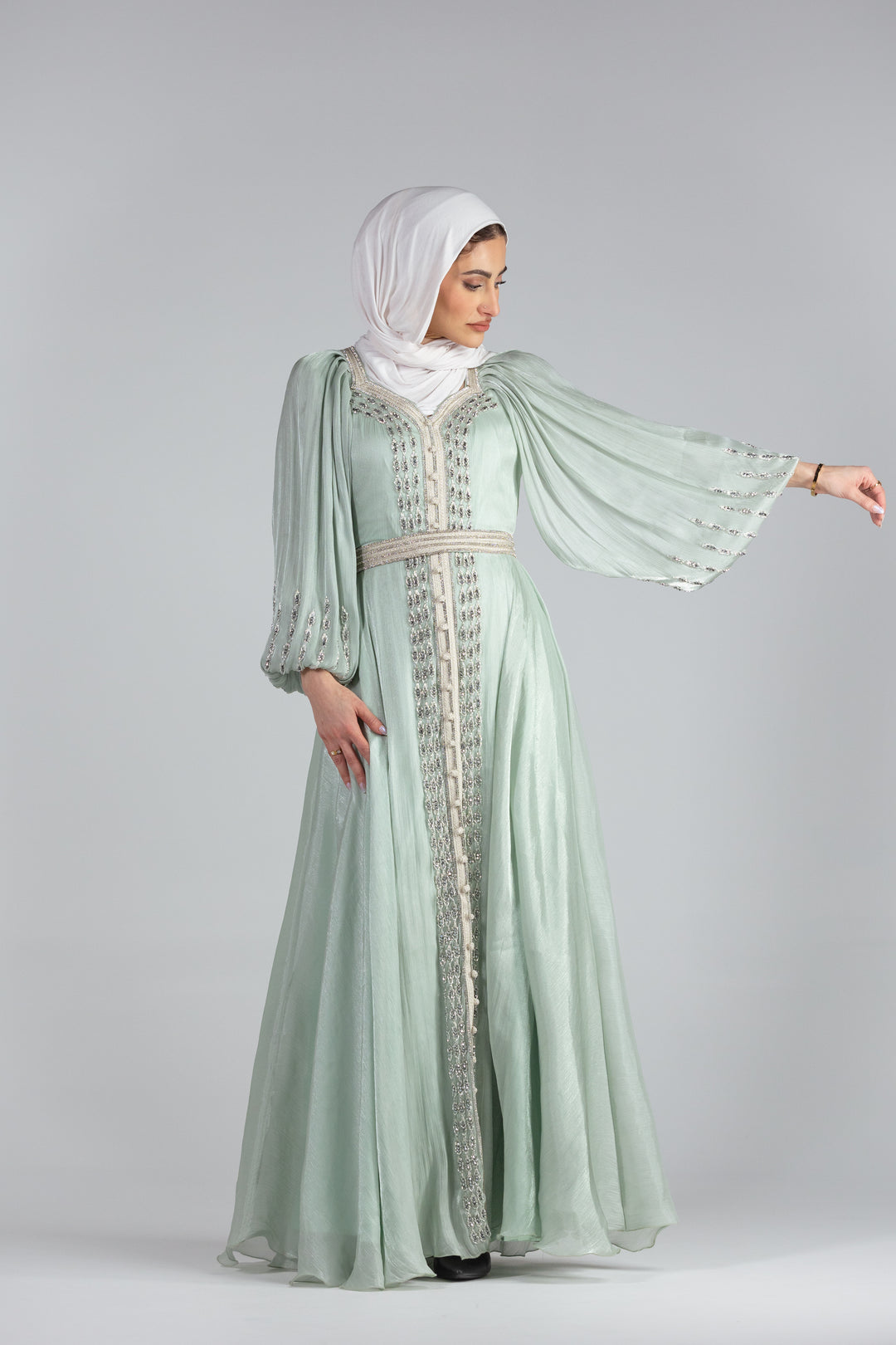 Karima Enchanted Crystal Kaftan