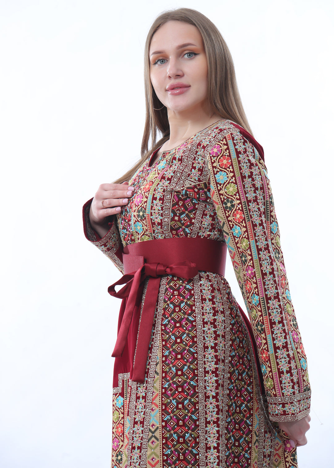 Layal Vibrant Artisan Thobe