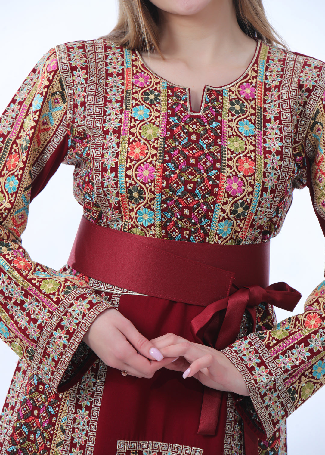 Layal Vibrant Artisan Thobe