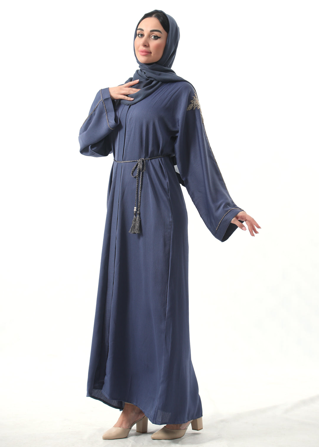 Samira Beaded Belted Abaya