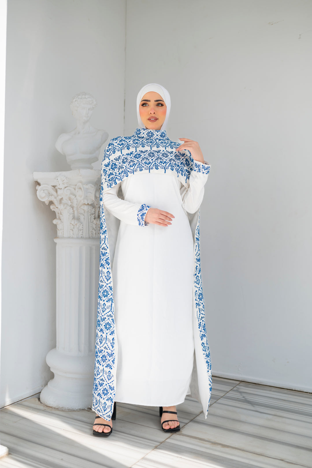 Al-Athman Hand-stitched Cape Dress