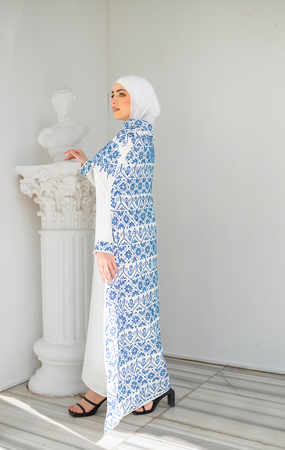 Al-Athman Hand-stitched Cape Dress