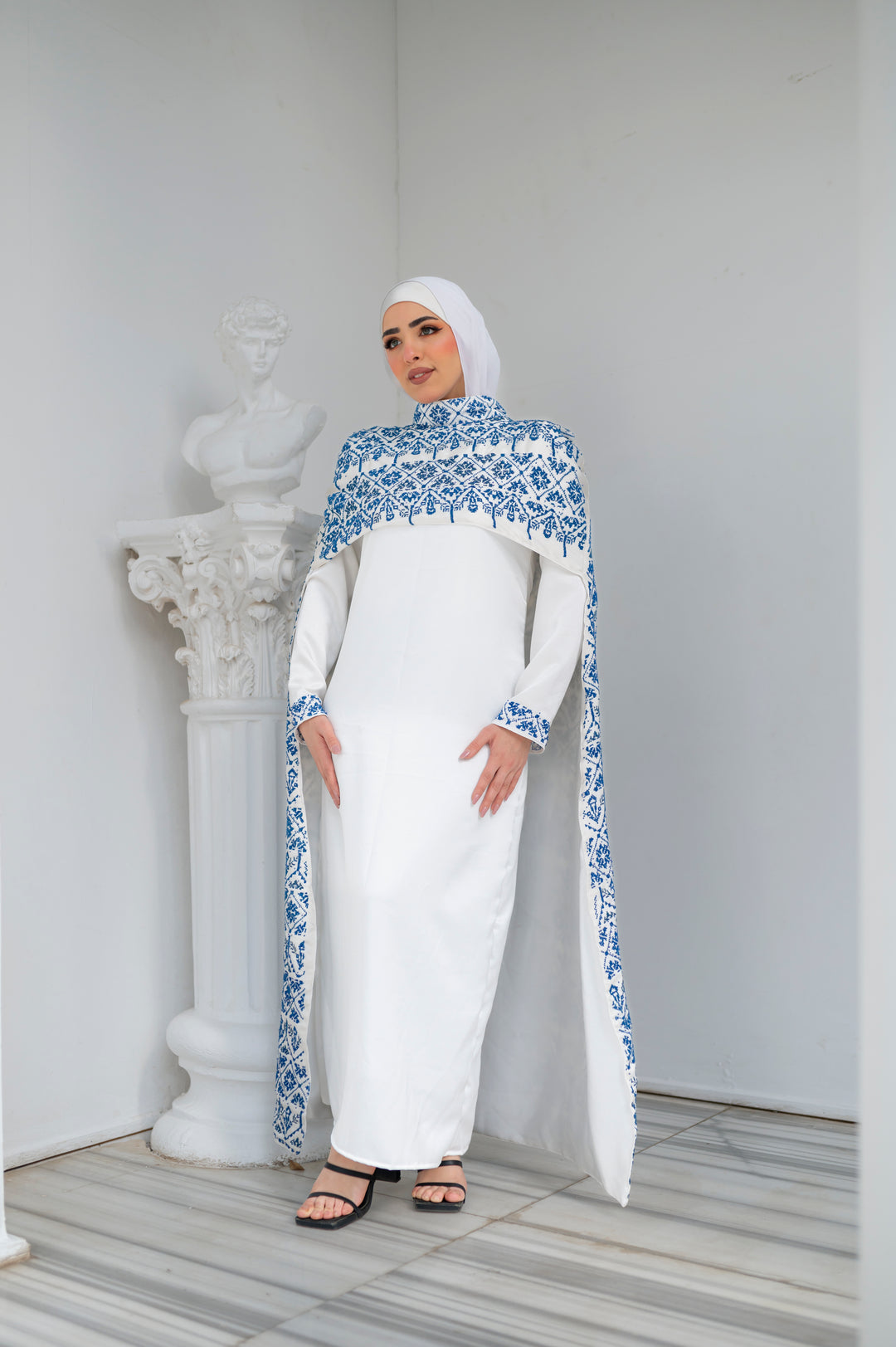 Al-Athman Hand-stitched Cape Dress