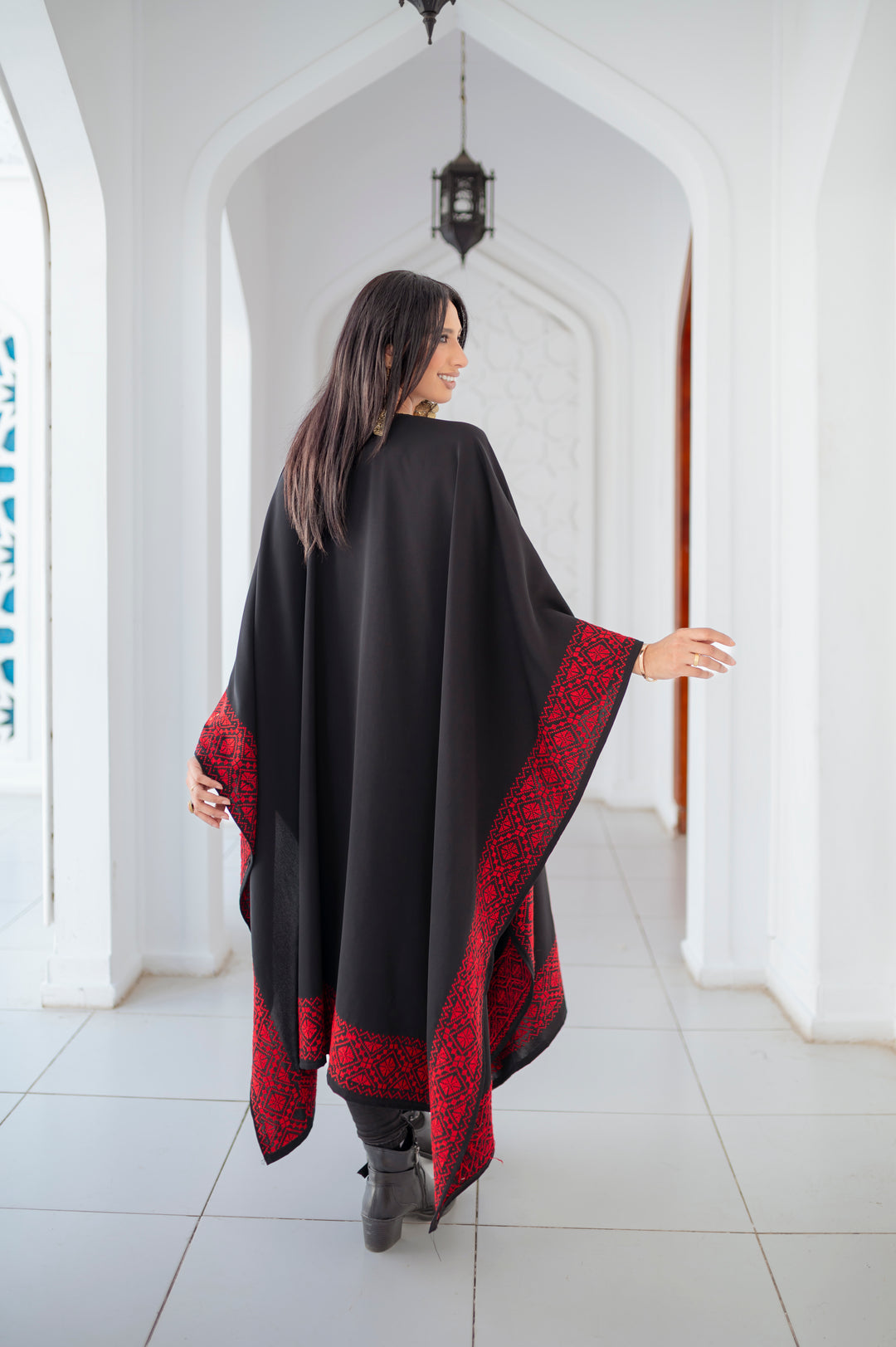 Ward Aswad Hand-stitched Cape